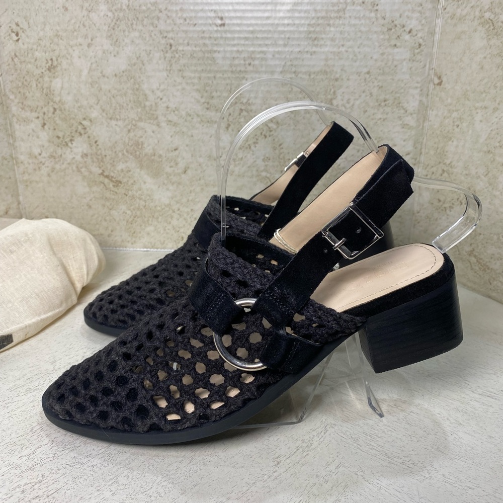 Rag & Co Black Block Heeled Sandal - NWT 🔥SALE - Picture 2 of 12